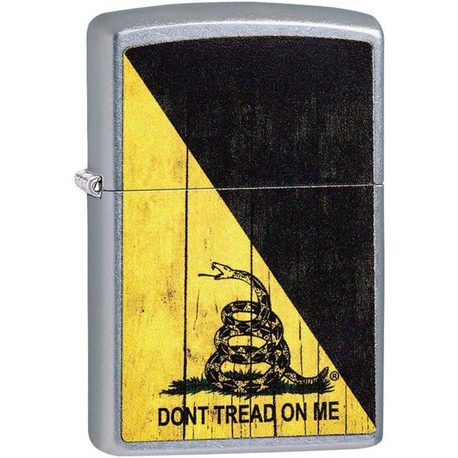 Zippo Lighter: Don't Tread On Me with Coiled Rattle Snake | 29842