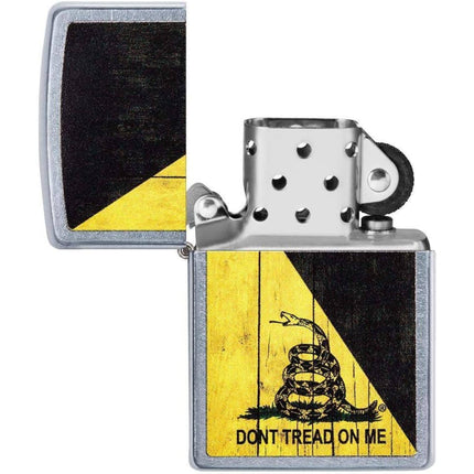 Zippo Lighter: Don't Tread On Me with Coiled Rattle Snake | 29842
