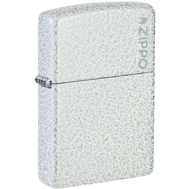 Zippo Lighter: Classic Glacier with Zippo Logo | 46020ZL
