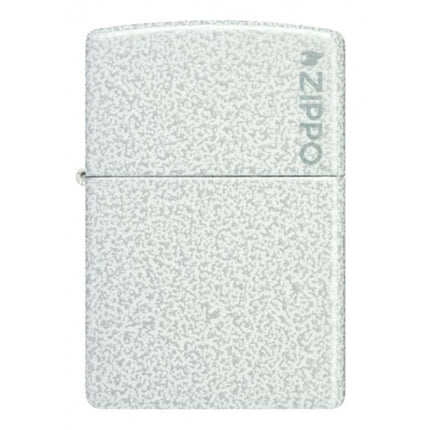 Zippo Lighter: Classic Glacier with Zippo Logo | 46020ZL