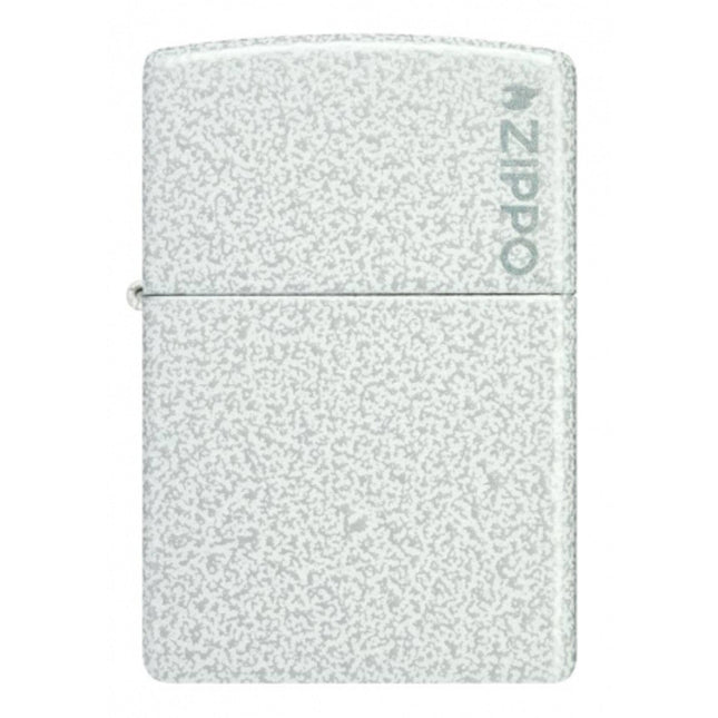 Zippo Lighter: Classic Glacier with Zippo Logo | 46020ZL