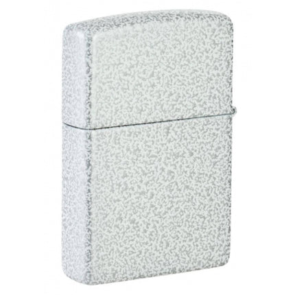 Zippo Lighter: Classic Glacier with Zippo Logo | 46020ZL