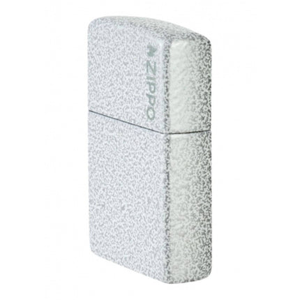 Zippo Lighter: Classic Glacier with Zippo Logo | 46020ZL