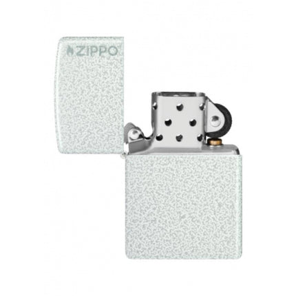 Zippo Lighter: Classic Glacier with Zippo Logo | 46020ZL