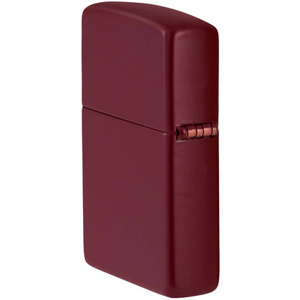 Zippo Lighter: Classic Merlot Rich Red with Zippo Logo | 46021ZL