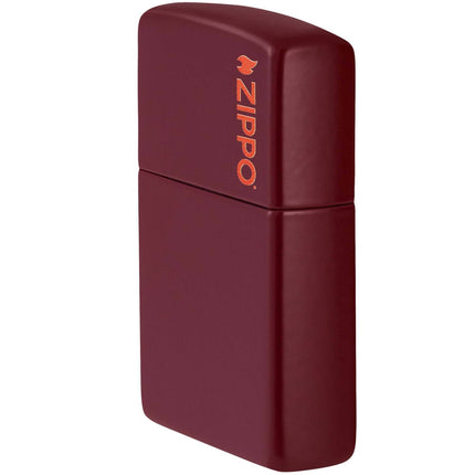 Zippo Lighter: Classic Merlot Rich Red with Zippo Logo | 46021ZL
