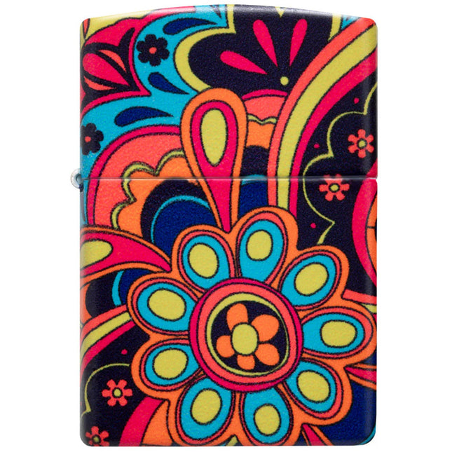 Zippo Lighter: Flower Power Design | 46128