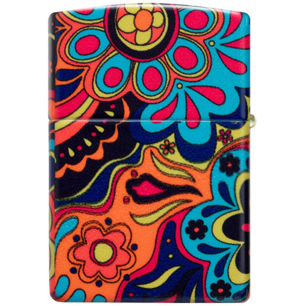 Zippo Lighter: Flower Power Design | 46128