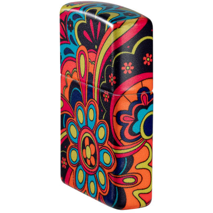Zippo Lighter: Flower Power Design | 46128