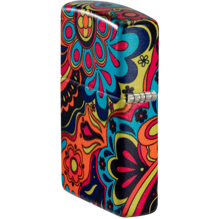 Zippo Lighter: Flower Power Design | 46128
