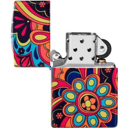 Zippo Lighter: Flower Power Design | 46128