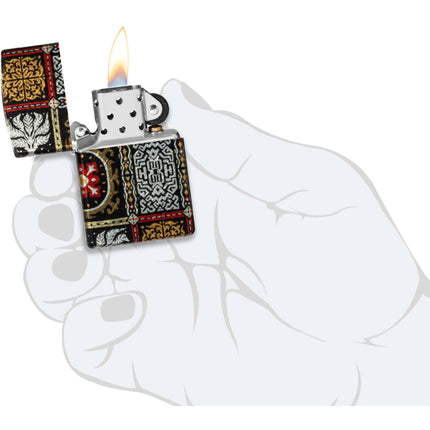 Zippo Lighter: Tapestry Pattern Design 540 Fusion | 46146