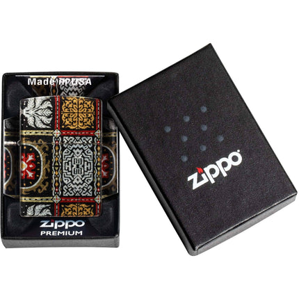 Zippo Lighter: Tapestry Pattern Design 540 Fusion | 46146