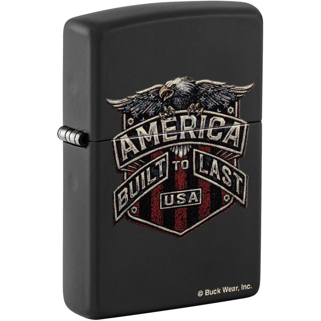 Zippo Lighter: Buck Wear American Built to Last | 46158