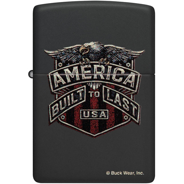 Zippo Lighter: Buck Wear American Built to Last | 46158