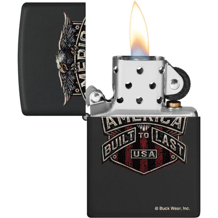 Zippo Lighter: Buck Wear American Built to Last | 46158