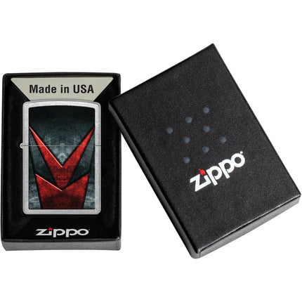 Zippo Windproof Lighter - Metallic Pattern Design Classic Street Chrome Finish | 46163