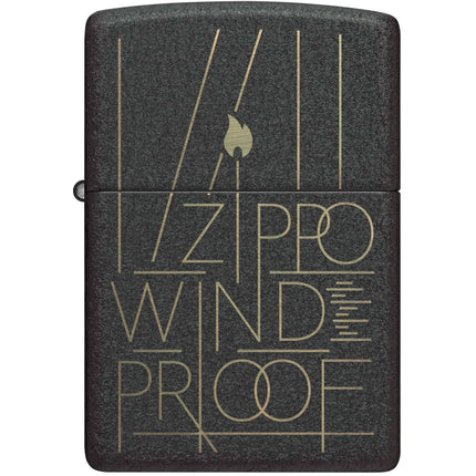 Zippo Lighter: Line Art Zippo Design | 46172