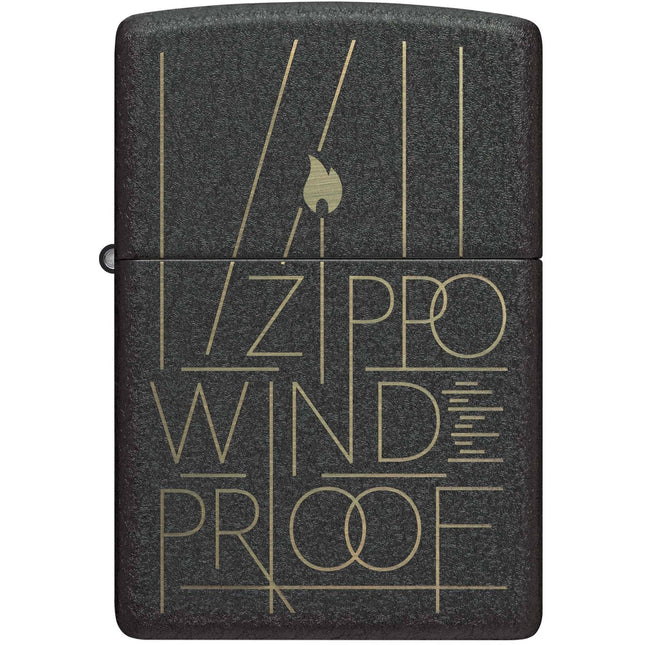 Zippo Lighter: Line Art Zippo Design | 46172