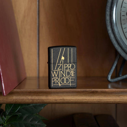 Zippo Lighter: Line Art Zippo Design | 46172