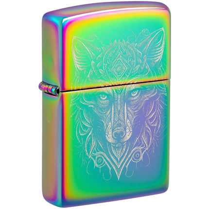 Zippo Lighter: Spiritual Wolf Photo Image | 46176