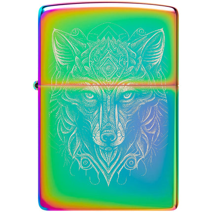 Zippo Lighter: Spiritual Wolf Photo Image | 46176