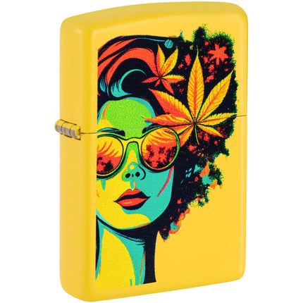 Zippo Lighter: Blazing Beauty Color Image Design Sunflower Base | 46231