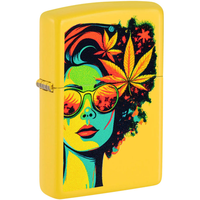 Zippo Lighter: Blazing Beauty Color Image Design Sunflower Base | 46231