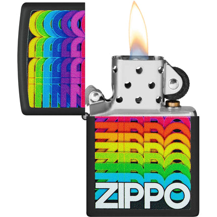 Zippo Lighter: Techno Zippo Color Image | 46234