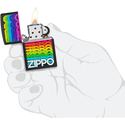 Zippo Lighter: Techno Zippo Color Image | 46234