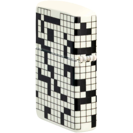 Zippo Windproof Lighter - Crossword Inspired Design Glow-in-the-Dark Finish | 46285