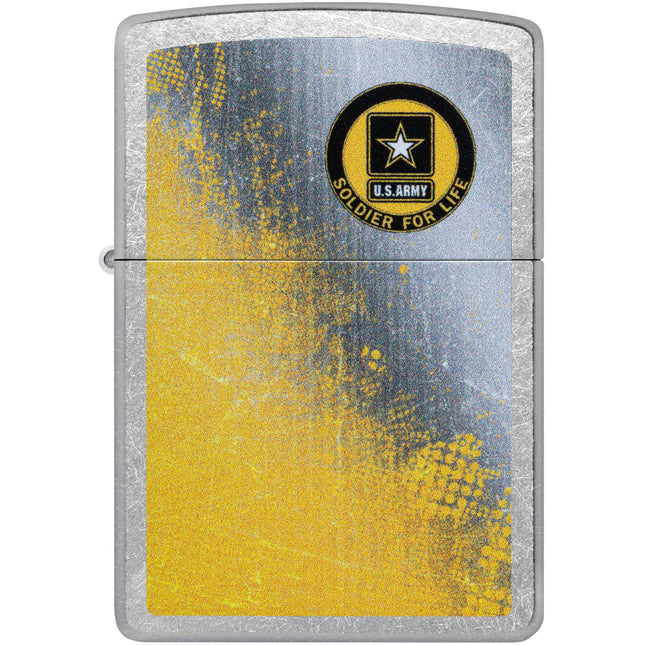 Zippo Windproof Lighter - United States Army Logo classic Street Chrome Finish | 46420
