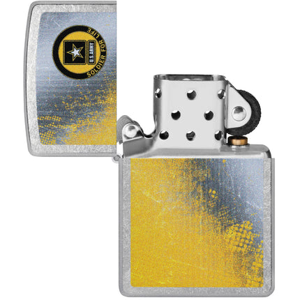 Zippo Windproof Lighter - United States Army Logo classic Street Chrome Finish | 46420