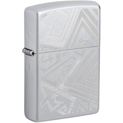 Zippo Lighter: Auto Engraved Which Way Design | 46481