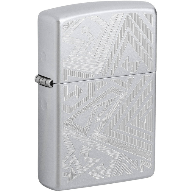 Zippo Lighter: Auto Engraved Which Way Design | 46481