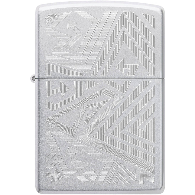 Zippo Lighter: Auto Engraved Which Way Design | 46481