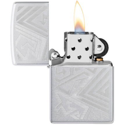 Zippo Lighter: Auto Engraved Which Way Design | 46481