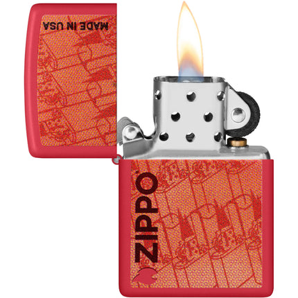 Zippo Lighter: Color Image Made in USA | 46487