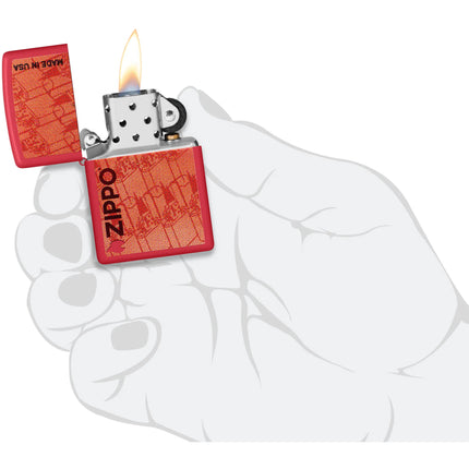 Zippo Lighter: Color Image Made in USA | 46487