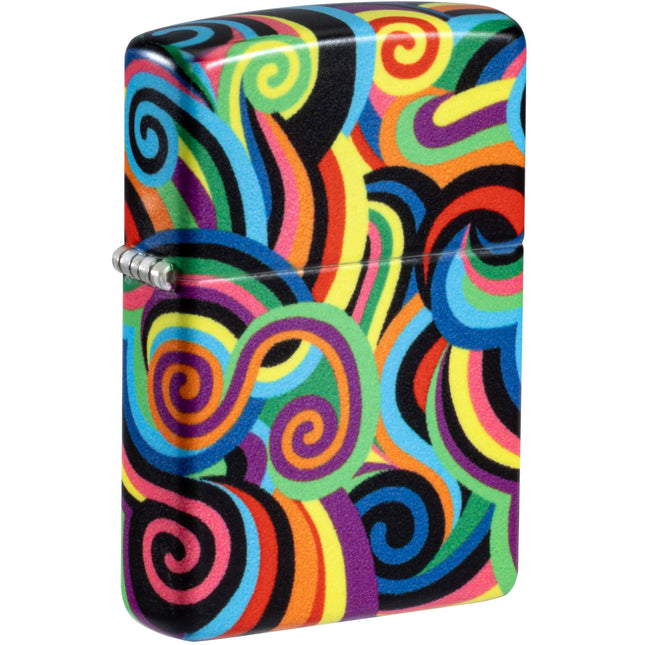 Zippo Lighter: Rietveld Design Multicolor Glow-in-the-Dark | 46491