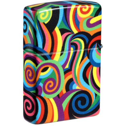 Zippo Lighter: Rietveld Design Multicolor Glow-in-the-Dark | 46491
