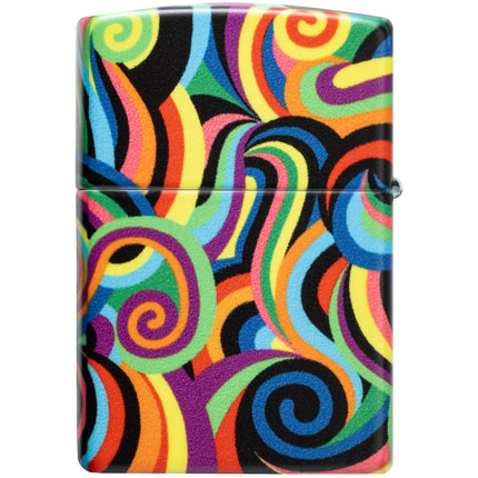 Zippo Lighter: Rietveld Design Multicolor Glow-in-the-Dark | 46491