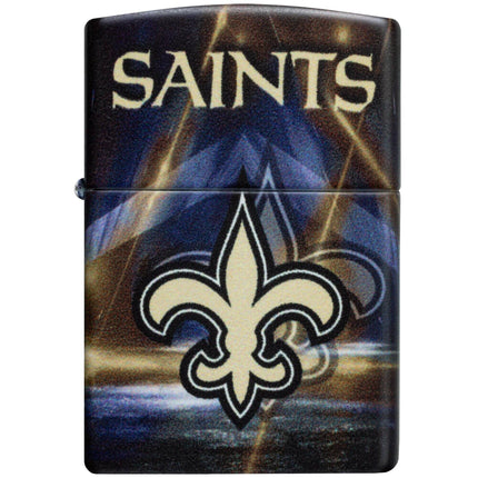 Zippo Windproof Pocket Lighter - NFL New Orleans Saints Blue 540 Color Finish| 46517
