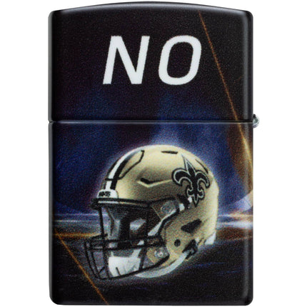 Zippo Windproof Pocket Lighter - NFL New Orleans Saints Blue 540 Color Finish| 46517