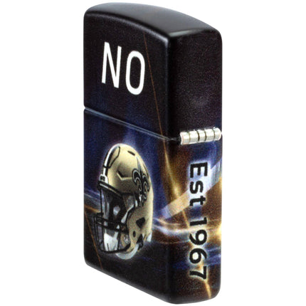 Zippo Windproof Pocket Lighter - NFL New Orleans Saints Blue 540 Color Finish| 46517