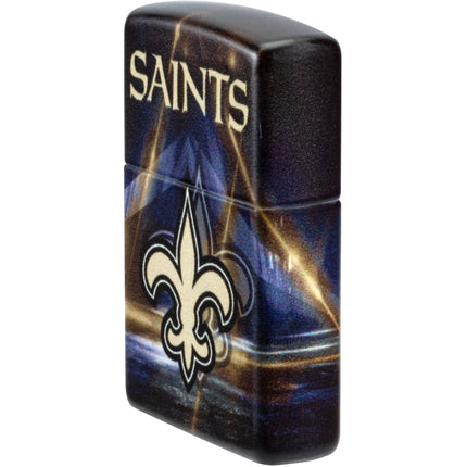 Zippo Windproof Pocket Lighter - NFL New Orleans Saints Blue 540 Color Finish| 46517