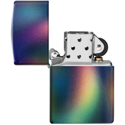 Zippo Lighter: 540 Color Prismatic Swirl Design Multicolor Finish | 46565