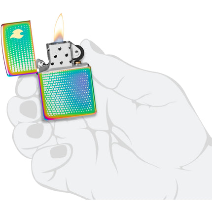Zippo Lighter: Dot Matrix Design | 46569