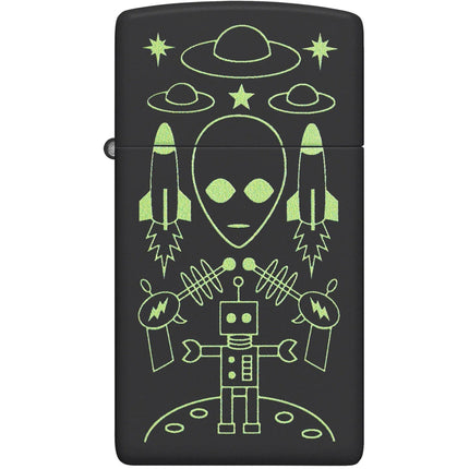 Zippo Lighter: Alien Invasion Design | 46691
