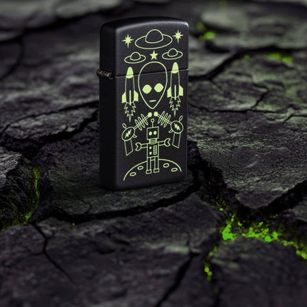 Zippo Lighter: Alien Invasion Design | 46691